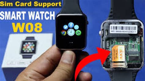 a1 smart watch sim card|Inserting SIM Card In A Smart Watch: A Step.